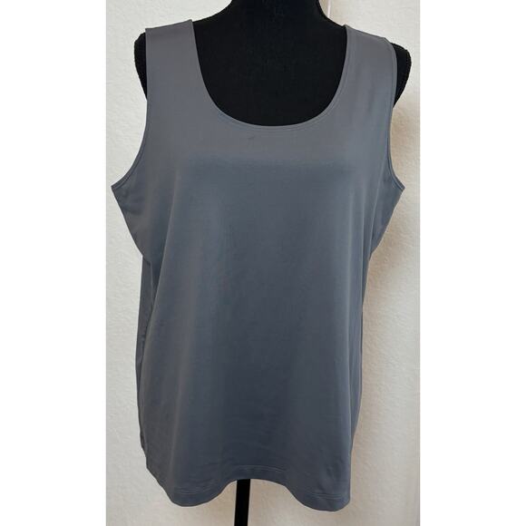 Chico’s Gray Layering Tank Size 3 (XL) - Picture 1 of 3